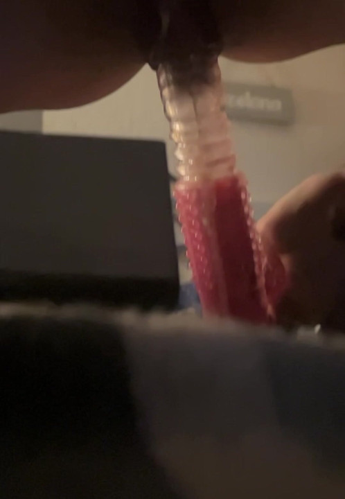 Nice and well-behaved via cam on the dildo for daddy squirted while my horny daddy gave me instructions to fuck 💦 me for him with the dildo