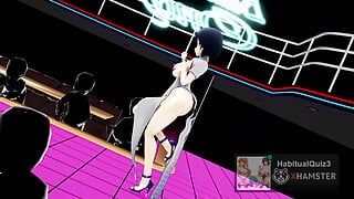 MMD R18 Zls Gimmegimme, danse sexuelle en public, vidéo musicale hentai, baise en public, hentai 3D