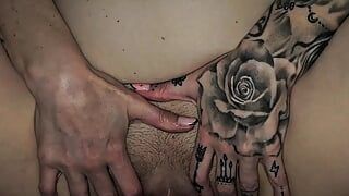 Analfick zu muschi-creampie