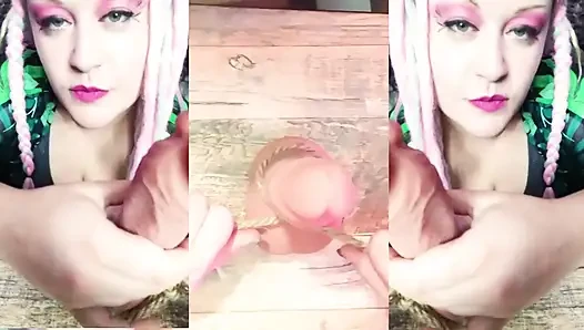 Tied up Cock and Balls JOI with Ball Punching