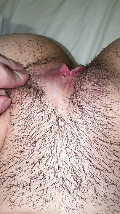 21 Days Bush POV - Thick Hairy Pussy with Smegma, Then Fully Shaved