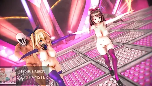 Mmd r18 kizuna ai & mirai akari lagi asik joget di depan umum - tante seksi ahegao ntr selingkuh dari bokep hentai 3d