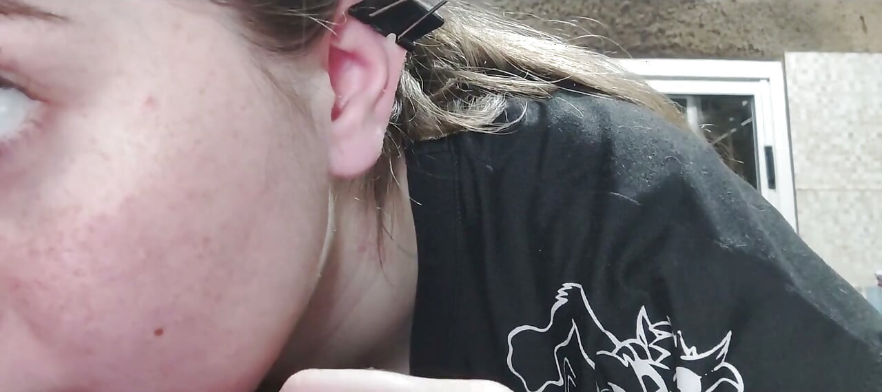 Cleaning My Ear in Close-up