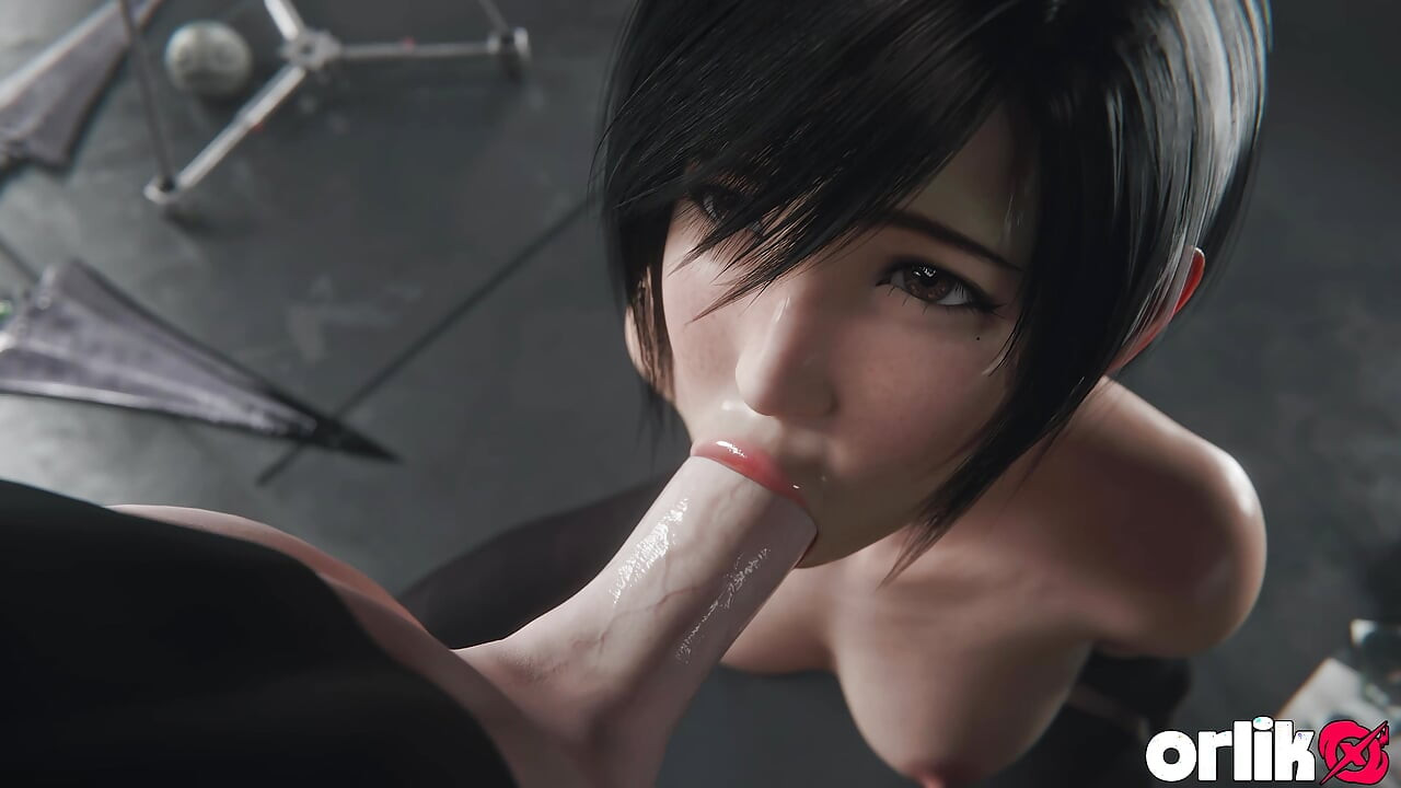 Yuffie Final Fantasy 7 Completely Nude Blowjob Service - Wet & Messy 4K 3D Animation