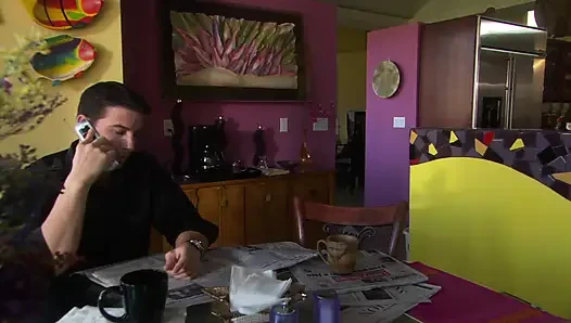 Hot Latin masseuse blows and rides hard dick outdoors