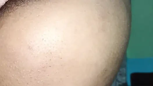 Gaya anjing pertama kali dan gadis menunggangi kontol