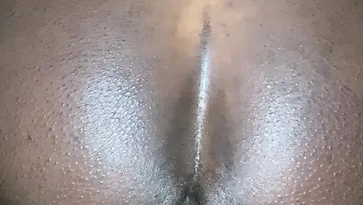 POV-doggystyle Aus Sicht Mit Ebenholzmädchen Und Weißem Schwanz