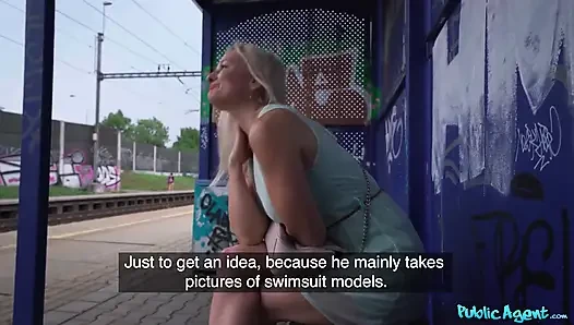 Public Agent - Big Tit Blonde Lily Joy Gets Fucked Behind Train Station