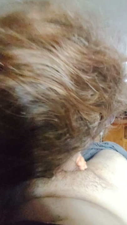 Wife blowjob makes me cum