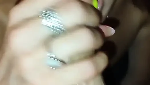 Toller blowjob, sperma in mund und gesicht