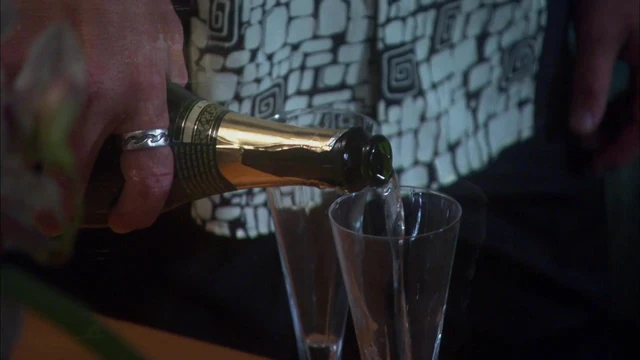 Monica milks the pecker dry with her mouth in a close up shoot