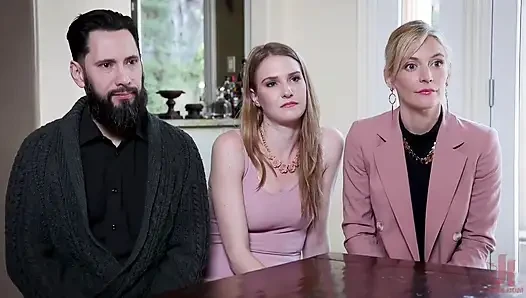 Corporate Anal Whore Sells Out Her Little Stepsister's Pussy