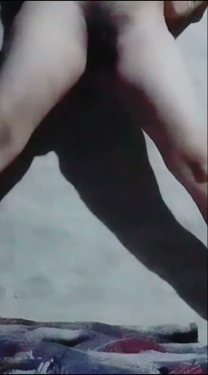 The hot girl is having a lot of fun while masturbating, pressing her breasts and caressing her nipples, she is getting orgasm an | Clip 2