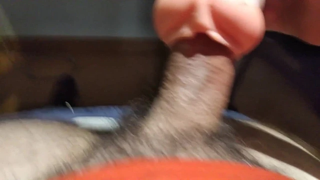 Playing with vagina toy