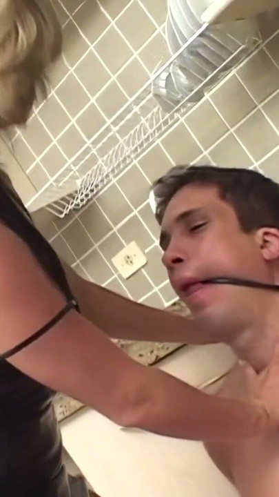 Femdom Morgana Dark unties her man when her big ass starts aching for deep anal | Clip 1