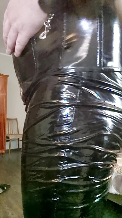 Catsuit, corset and chastity belt