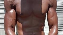 Sexy muscolo maschile nero - noai4u.com
