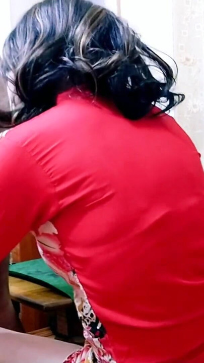 Epic moment from "Super Hot Slut Wife In Red Dress Licking Black Ass."