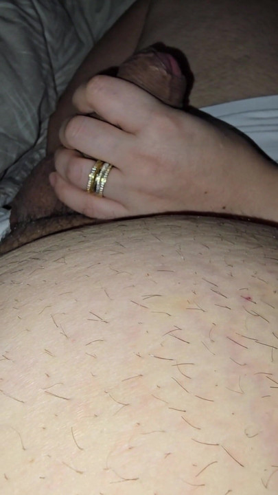 Step son Convincing Step Mom handjob his big dick without problem | Clip 2