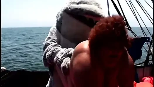 The Huge Bitch Gets Fucked and Creamed by a Man in a Dolphin Costume