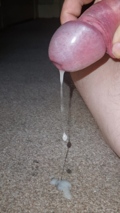 Solo edging cumshot long orgasm