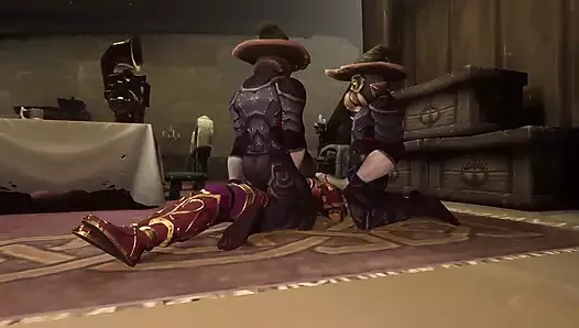 Cultists Ceremonial Foursome Gangbang - Warcraft Hentai Parody