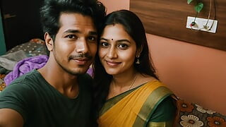 Indian Bangali Bhabhi New Couple Newly Merried Injoy Indoor Bed Romance By -Snapchat143