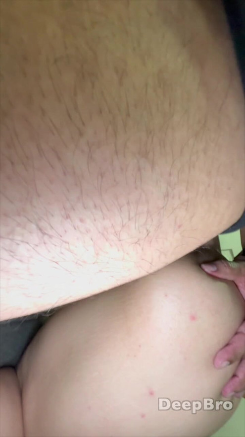 Doggyfucking tight pussy perfect ass in threesome