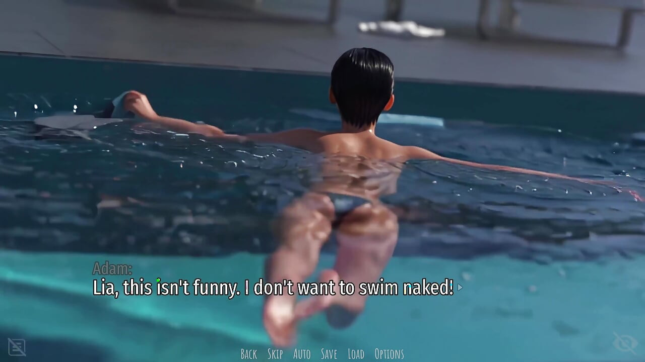Shadows of Seduction V0.5 - P3 Lia and MILF Jessica's Scorching Breast Massage by the Pool