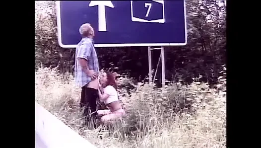 Young German Amateur Redhead Fucked in the Street and Cum on Her Ass