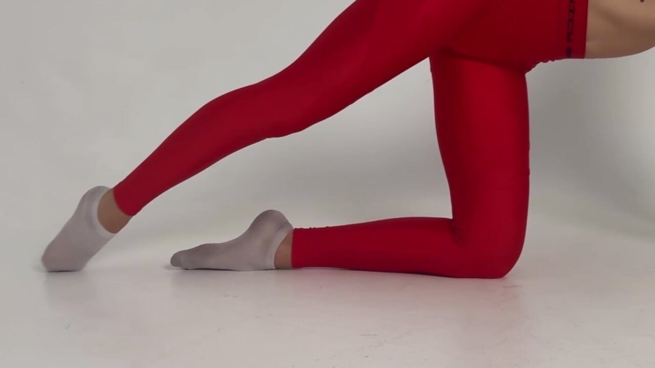 Leggings estirando calcetines de diosa