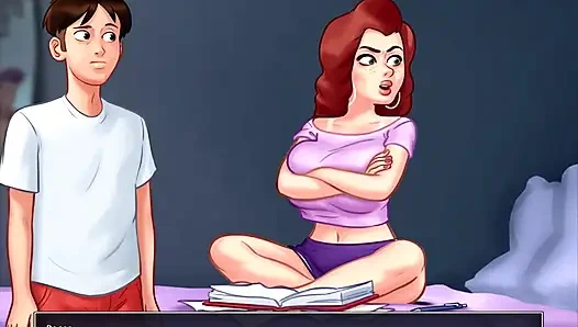 Summertime Saga - Johannes fucked Odette, Johannes fucked Maria, Eva had her baby