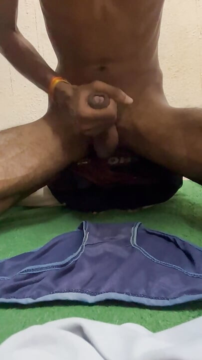 I jerked off onto my sister-in-law Shakuntala's panties