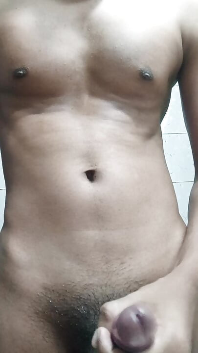 Masterbating in bathroom2