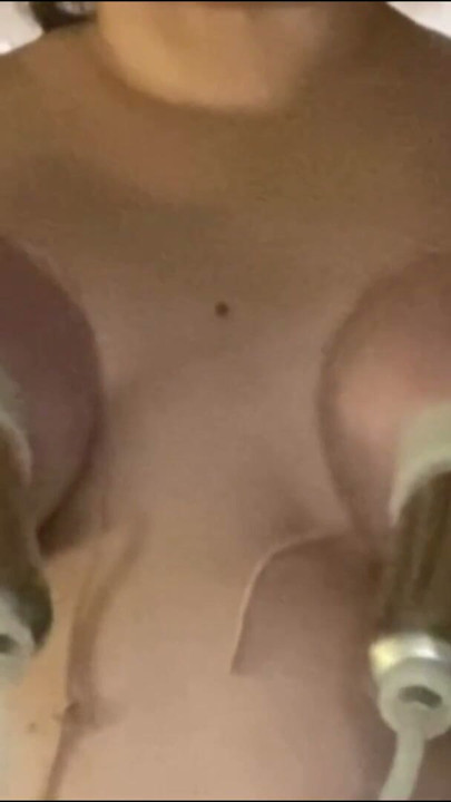 Fat hucow slut pumps and beats her tits | Clip 1