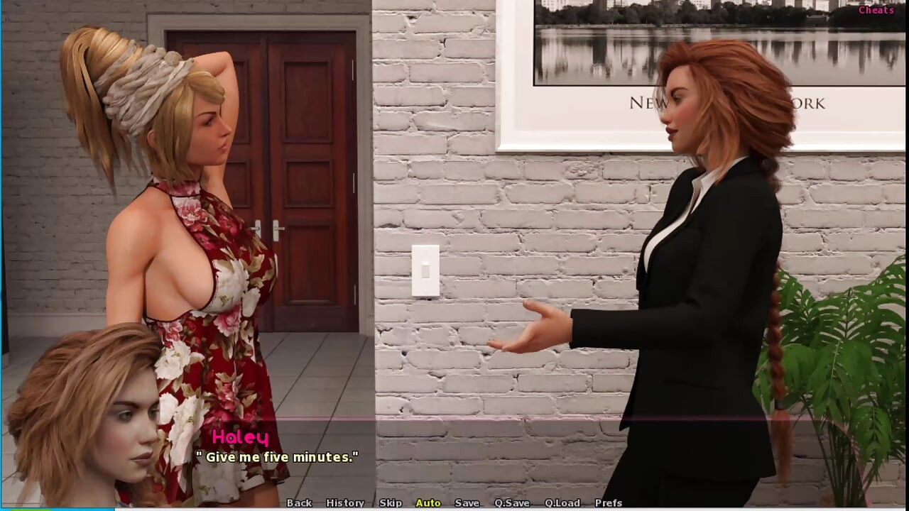 Haley Story #12 - Haley gave Johannes a blowjob. Hayley, Mr Andrew and Johannes went out and Johannes fucked Hayley hard