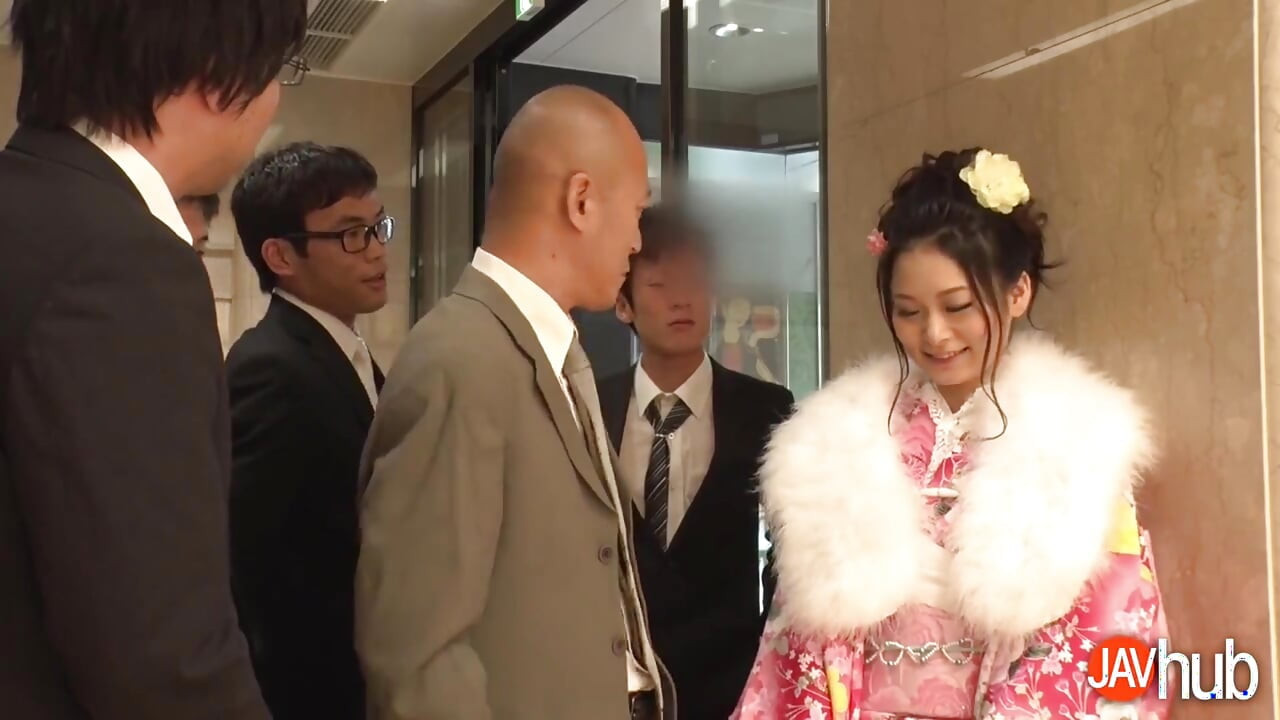 Horny Nishino Ako's Blowbang & Fucking Until Creampied