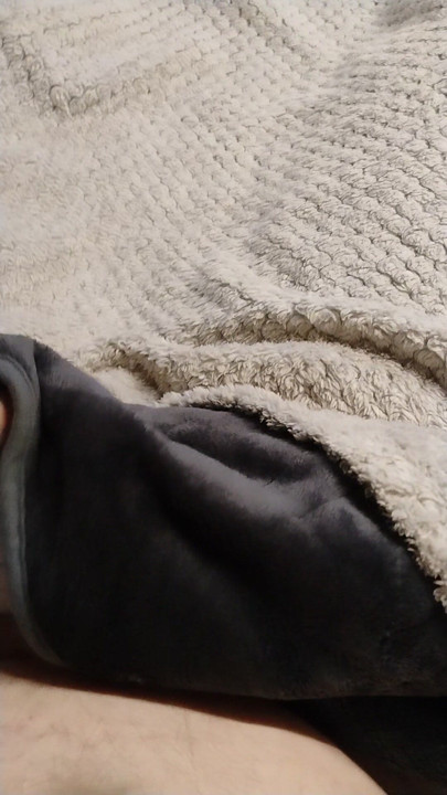 Me naked in bed with soft cock