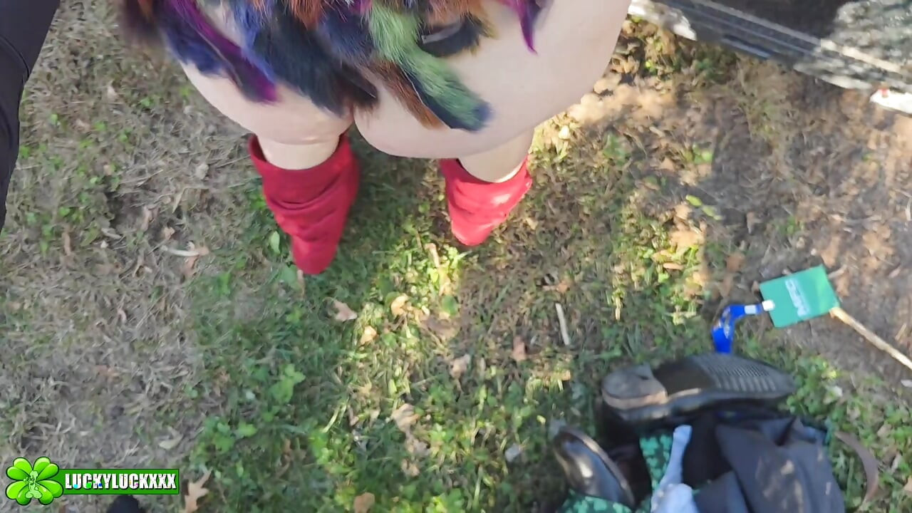 Lucky Gurl Anastasia - Spicy Ukranian Gets Fucked in the Parking Lot