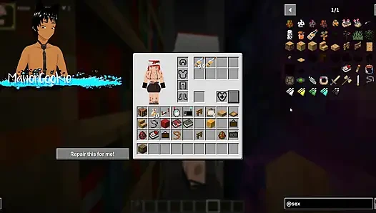 Minecraft Sexcraft The Jenny Mod  - Seeing what Cassie has to offer with her massive tits