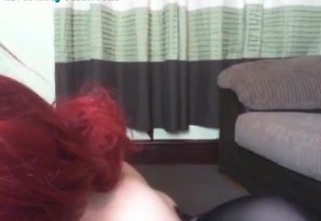 Big Tits Redhead Webcam  ball gag