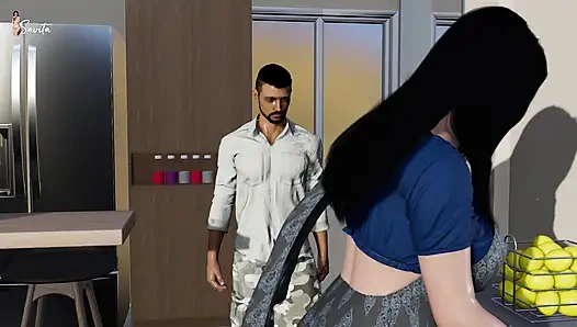 Sizzling Desi Savita Bhabhi Gets Her Tight Pussy Pounded by Horny Devar