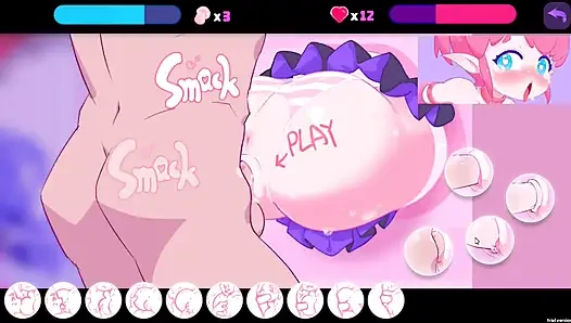 Hentai Game - Elf Girl Pinball  - Busty Peach Blossom Elf Gets Intimate - Steamy Fantasy Sex Scene