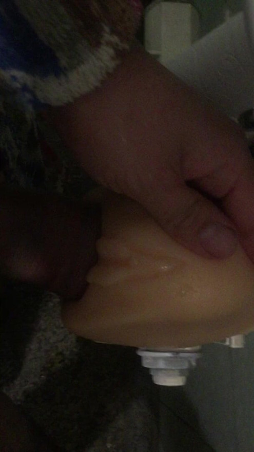 Fucking my  silicone pussy