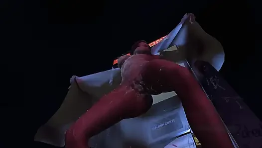 Telefonkabine Striptease-tanz