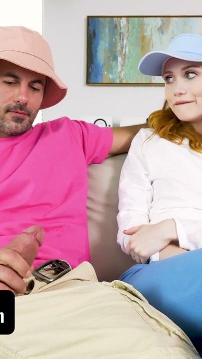 DaughterSwap - Cute Ginger Stepdaughters Scarlet Skies & Amber Stark Bang Their Perv Stepdads | Clip 2