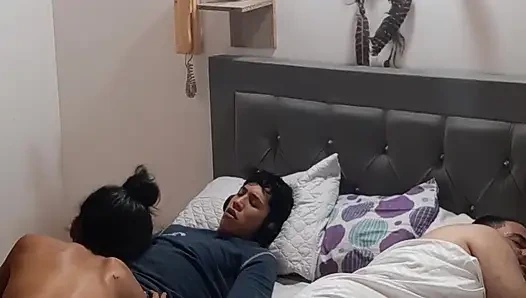 I fuck my boyfriend's friend and ask him to penetrate me