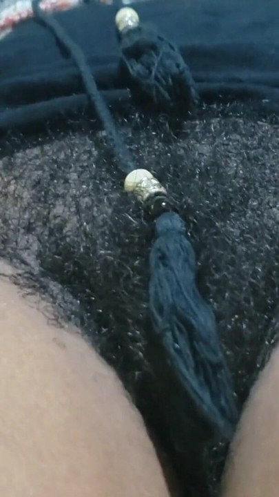 Big Black Hairy Pussy Close up Homemade | Clip 1