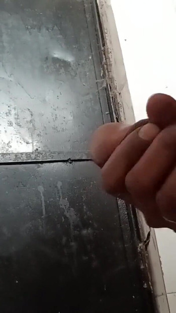 Thrilling moment from "Desi comshot in bathroom"