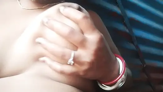 Indisches dorf, stiefschwederin finger-korche-video